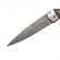 Cutit din otel damasc, ideallstore®, spring knife, 23 cm, maro
