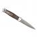 Cutit din otel damasc, ideallstore®, spring knife, 23 cm, maro