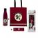 Set sticla termoizolanta, geanta tote si magnet, harry potter platform,ideallstore®, visiniu