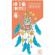 Set creativ djeco - dreamcatcher cu sclipici