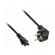 Cablu de alimentare schuko unghi 90 grade tata - iec-320-c5 2m cupru valueline
