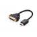 Cablu video ugreen,  hdmi (t) la dvi (m), rezolutie maxima fhd (1920 x 1080), conectori auriti, 0.2m, negru