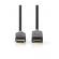 Cablu displayport v1.4 - hdmi 4k 60hz 2m aurit antracit nedis