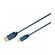 Cablu profesional 1m mini usb 2.0 - usb hi-speed 480mbit/s ofc cupru fara oxigen aurit clicktronic