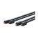 Cablu profesional 2x rca - 2x rca 3m ofc cupru dublu ecaranat aurit clicktronic 70380
