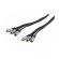 Cablu profesional 3x rca tata - 3x rca tata 5m dublu ecranat hq