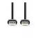 Cablu usb 2.0 nedis usb a tata - usb a tata 2m negru