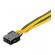 Cablu adaptor atx alimentare cu 8 pini mama la 6+2 tata pentru placa video pci express goobay 60000