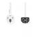 Cablu de alimentare schuko tata cotit - iec-320-c5 2m 3x0.75mm2 10a alb nedis