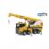 Camion cu macara bruder scania super 560r liebherr cu lumini si sunete
