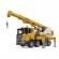 Camion cu macara bruder scania super 560r liebherr cu lumini si sunete