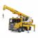 Camion cu macara bruder scania super 560r liebherr cu lumini si sunete