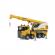 Camion cu macara bruder scania super 560r liebherr cu lumini si sunete