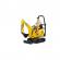 Micro excavator jcb 8010 cts si muncitor