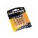 Set 4 baterii alcaline gogen super, aaa, 1.5 v, lr03