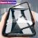 Husa apple iphone 7 magnetica negru, perfect fit cu spate de sticla securizata premium