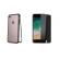 Husa apple iphone 7 plus magnetica cu spate din sticla securizata si folie privacy pentru ecran, perfect fit
