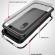 Husa apple iphone x, magnetica 360 grade negru , perfect fit cu spate de sticla securizata premium + folie de