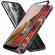 Husa samsung galaxy s8 , magnetica negru, perfect fit cu spate de sticla securizata premium + folie de sticla
