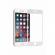 Folie de sticla apple iphone 7 plus, elegance luxury margini colorate white