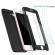 Husa apple iphone 6/6s, fullbody elegance luxury black, acoperire completa 360 grade cu folie de sticla gratis