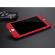 Husa apple iphone 6 plus/6s plus, fullbody elegance luxury red, acoperire completa 360 grade cu folie de