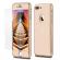 Husa apple iphone 7 plus, fullbody gold, acoperire completa 360 grade cu folie de sticla gratis