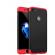 Husa apple iphone 8, fullbody 360� 3in1 negru-rosu