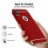 Husa apple iphone x, elegance luxury 3in1 rosu