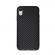 Husa pentru apple iphone xr, perfect fit, cu insertii de carbon, negru