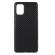 Husa pentru samsung galaxy a51, perfect fit, cu insertii de carbon, negru