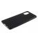 Husa pentru samsung galaxy a51, perfect fit, cu insertii de carbon, negru