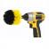 Perie circulara pentru mocheta & uz casnic / profesional - detailing carpet brush cu adaptor bormasina