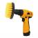 Perie rotunda medie pentru mocheta & uz casnic / profesional - detailing carpet brush cu adaptor bormasina