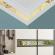 Set oglinzi design versace - oglinzi decorative acrilice gold plated - luxury home 20 bucati/set