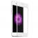 Folie de sticla 3d apple iphone se2, elegance luxury margini colorate white
