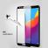 Folie de sticla huawei y6 2018, 9d full glue negru