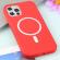Husa compatibila cu apple iphone 13 perfect fit silicon tpu slim antisoc rosu - cu incarcare wireless