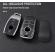 Husa de protectie premium pentru cheie auto mercedes benz, elegance luxury cover key, gri - insertii piele