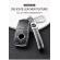 Husa de protectie premium pentru cheie auto mercedes benz, elegance luxury cover key, gri - insertii piele