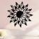 Set oglinzi design 3d black sun - oglinzi decorative acrilice luxury home 27 buc/set