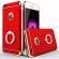 Husa apple iphone 6/6s ,  3in1 ring red