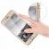 Husa apple iphone 7 plus, fullbody  gold, acoperire completa 360 grade cu folie de sticla gratis