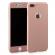 Husa apple iphone 8 plus, fullbody  rose-gold, acoperire completa 360 grade cu folie de sticla gratis