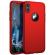 Husa apple iphone x, fullbody  rosu, acoperire completa 360 grade cu folie de sticla gratis