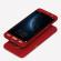Husa samsung galaxy j3 2017, fullbody  red, acoperire completa 360 grade cu folie de sticla gratis