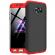 Husa samsung galaxy s7 edge, fullbody 360� 3in1 negru-rosu
