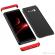 Husa samsung galaxy s7 edge, fullbody 360� 3in1 negru-rosu