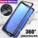 Husa samsung galaxy s9 magnetica 360 grade black, perfect fit cu spate de sticla securizata premium + folie de
