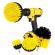 Set 4 perii pentru mocheta & uz casnic /profesional detailing carpet brush cu adaptor bormasina